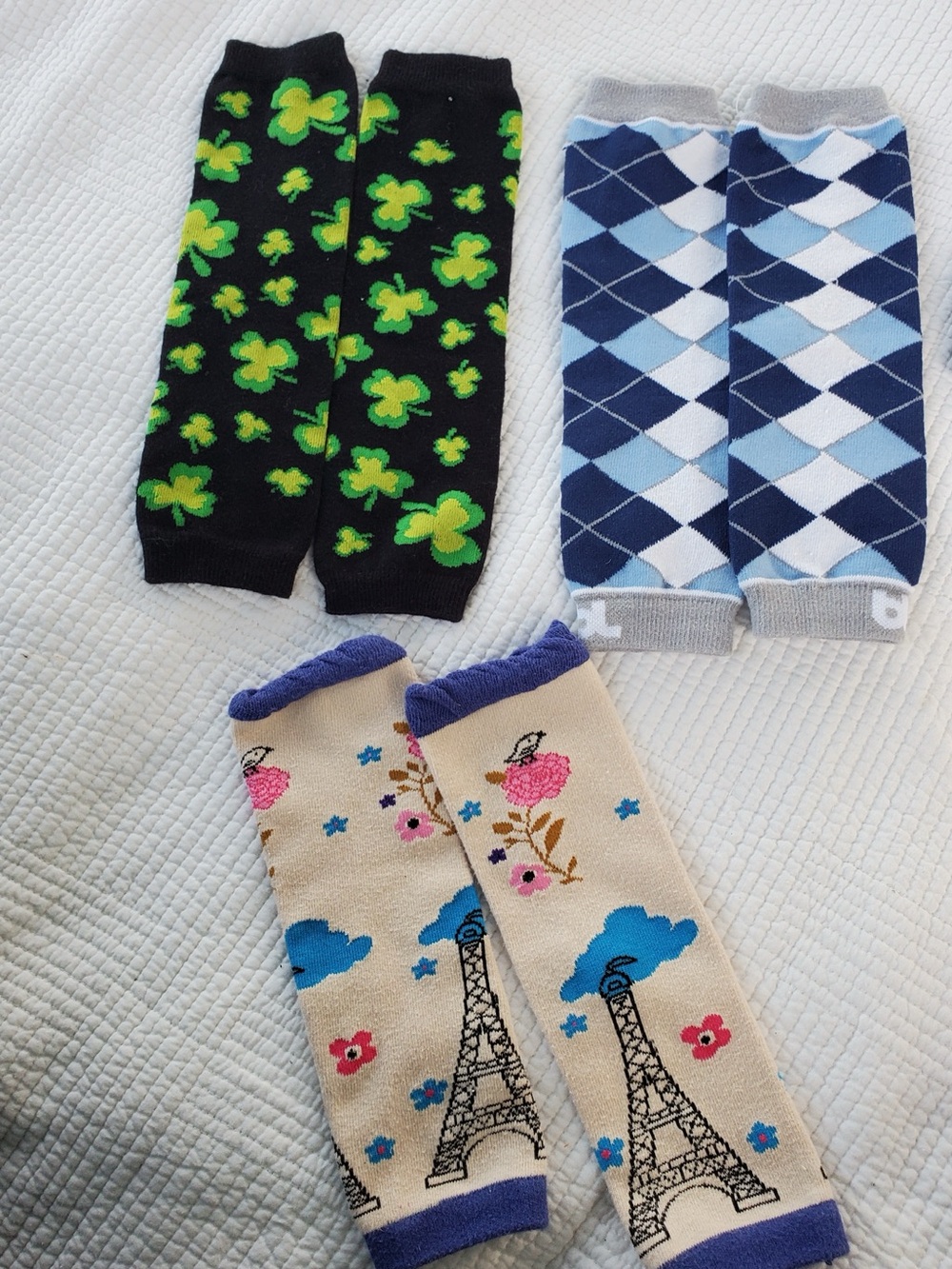 Fun Toddler Leg Warmer Bundle - Multi Color Patterns - Picture 5 of 6